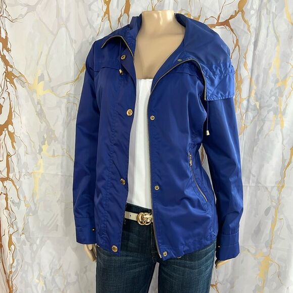 Michael Kors, royal blue windbreaker jacket - Picture 1 of 7